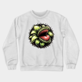 Venus Fly Trap Plant Lover Men Carnivorous Plant Garden Crewneck Sweatshirt